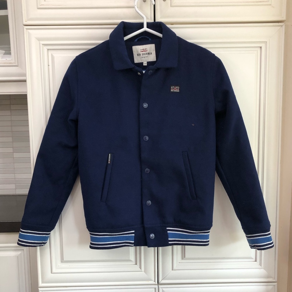 Ben Sherman boys varsity wool jacket